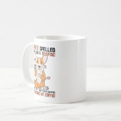 コーヒーの後ろスペルはEEFFOCコルギ飲み コーヒーマグカップ (正面左)
