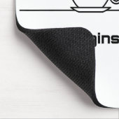 コーヒーの心拍後に命が始まる マウスパッド (コーナー)