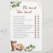 コーヒーの愛が醸造している彼はゲームを言った (正面)