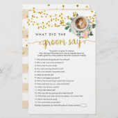 コーヒーの愛は、新郎がゲームと言ったこと醸造している (正面/裏面)