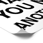 コーヒーの揺れおもしろいポスター ポスター (角)