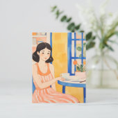 コーヒーの日 ポストカード (スタンド正面)