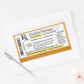 コーヒーの時効 長方形シール (封筒)