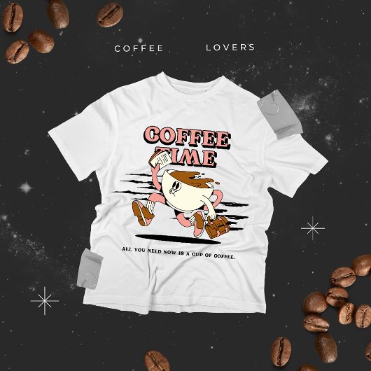 コーヒーの時間が今必要なのはコーヒーのカップ Tシャツ