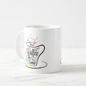 コーヒーの時間が良い コーヒーマグカップ (正面左)