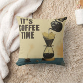 コーヒーの時間だ クッション (ブランケット)