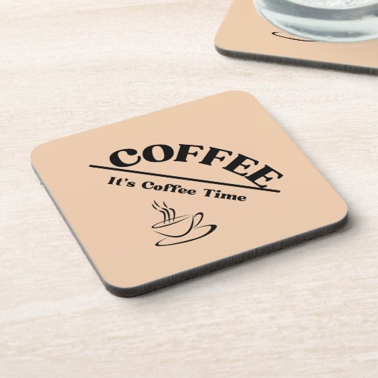 コーヒーの時間だ コースター (左側)
