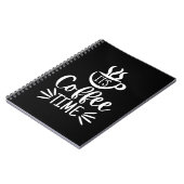 コーヒーの時間だ ノートブック (左側)