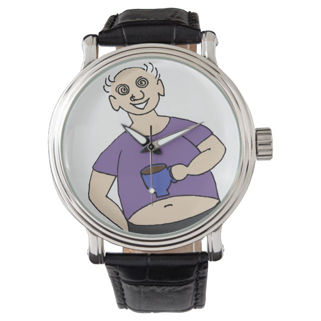 コーヒーの時間だ！ 腕時計 (正面)