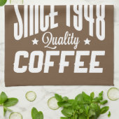 コーヒーの時間だ |高品質コーヒー キッチンタオル (折り畳み)