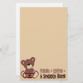 コーヒーの時間の文房具 便箋 (正面/裏面)