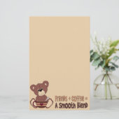 コーヒーの時間の文房具 便箋 (スタンド正面)