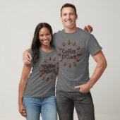 コーヒーの時間 コーヒー豆 サークル デザイン フレンズ Tシャツ (ユニセックス)