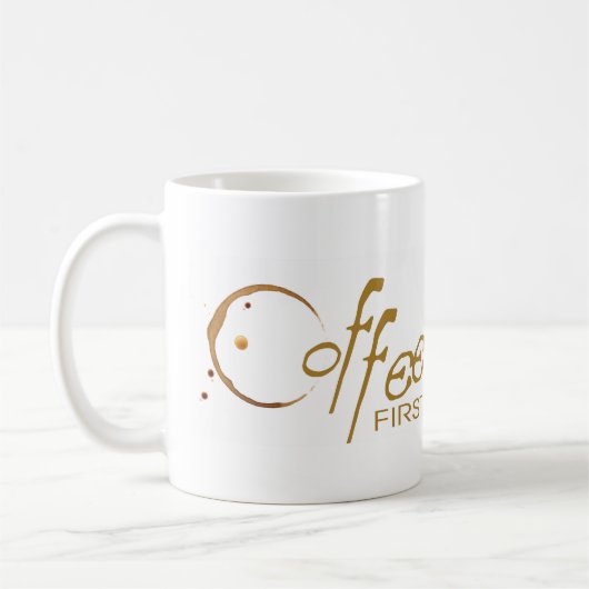 コーヒーの最初のマグカップ コーヒーマグカップ (左)