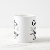 コーヒーの最初の姦淫の後のマグカップ コーヒーマグカップ (中央)