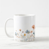 コーヒーの朝に花を添えて: ママへのギフト コーヒーマグカップ (左)