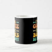 コーヒーの本読を楽しく飲む コーヒーマグカップ (中央)