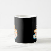 コーヒーの本読を楽しく飲む コーヒーマグカップ (中央)