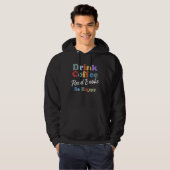 コーヒーの本読を楽しく飲む パーカ (正面フル)
