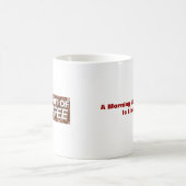 コーヒーの毎日の打撃-コーヒーとの朝 コーヒーマグカップ (中央)