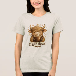コーヒーの気分牛Tシャツ トライブレンドTシャツ
