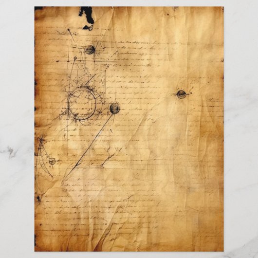 コーヒーの汚れた紙の手紙のスタンプの汚れ (正面)