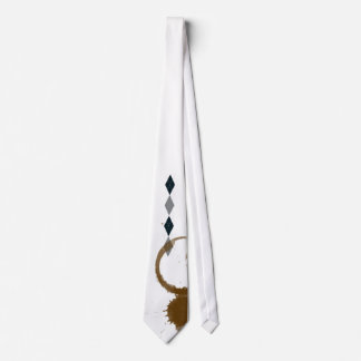 コーヒーの汚れネクタイ ネクタイ