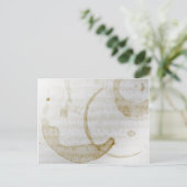 コーヒーの汚れ ポストカード (スタンド正面)