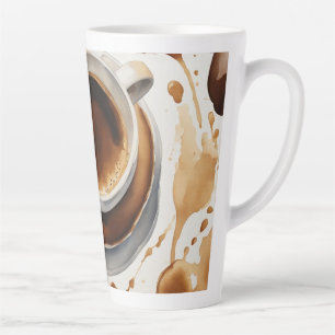 コーヒーの汚れ ラテ マグ