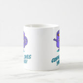 コーヒーの温かい抱擁 コーヒーマグカップ (中央)