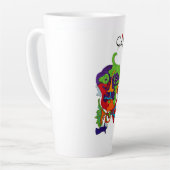 コーヒーの湯飲み カフェラテマグ (左アングル)