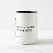 コーヒーの猫の前に マグカップ (中央)