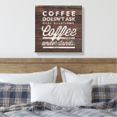 コーヒーの理解 キャンバスプリント (インサイチュ (寝室))