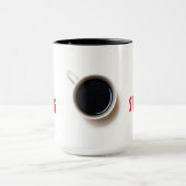 コーヒーの確認に強前向きい マグカップ (中央)