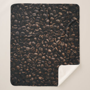 コーヒーの種を茶色にする シェルパブランケット