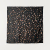 コーヒーの種を茶色にする タペストリー (正面(横))
