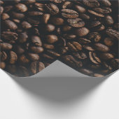 コーヒーの種を茶色にする ラッピングペーパー (角)