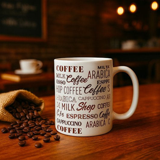 コーヒーの種類 コーヒーマグカップ