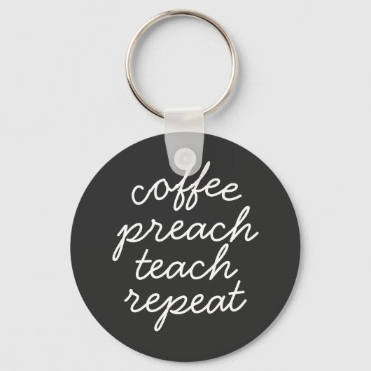 コーヒーの繰り返教えし再生 キーホルダー (正面)