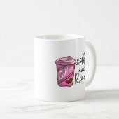 コーヒーの繰り返教えし |おもしろい先生引用文 コーヒーマグカップ (正面右)
