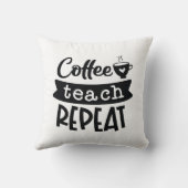 コーヒーの繰り返教えし クッション (裏面)