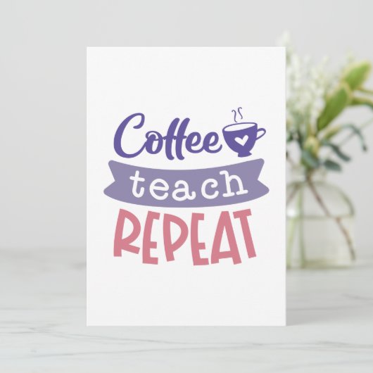 コーヒーの繰り返教えし サンキューカード (スタンド正面)