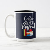 コーヒーの繰り返教えし ツートーンマグカップ (左)