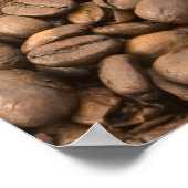 コーヒーの背景 ポスター (角)