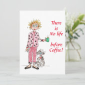 コーヒーの色のスケッチの前に人生はない シーズンカード (スタンド正面)