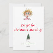 コーヒーの色のスケッチの前に人生はない シーズンカード (裏面)