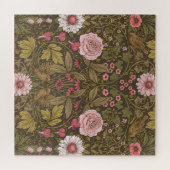 コーヒーの茶色の野生の庭 ジグソーパズル (横)