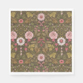 コーヒーの茶色の野生の庭 スタンダードランチョンナプキン (正面)