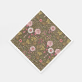 コーヒーの茶色の野生の庭 スタンダードランチョンナプキン (角)