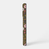 コーヒーの茶色の野生の庭 iPhoneケース (左側面)